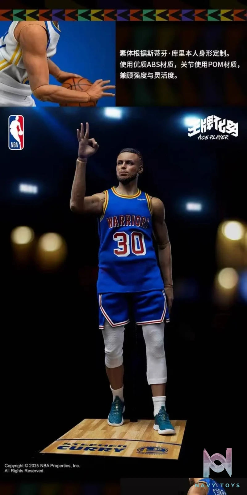 Infinity Studio – Stephen Curry 1/6 Action Figure (Licensed)