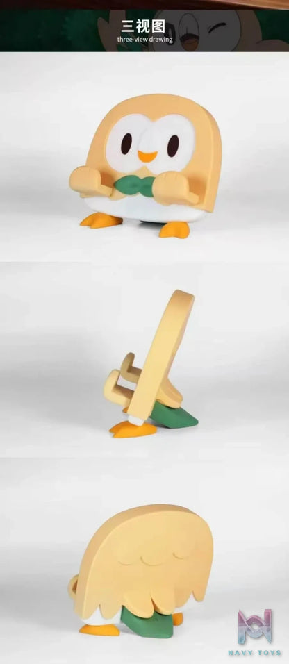 Jiao You Zhi Nan Studio – Rowlet Mobile Phone and Tablet Holder Pokémon