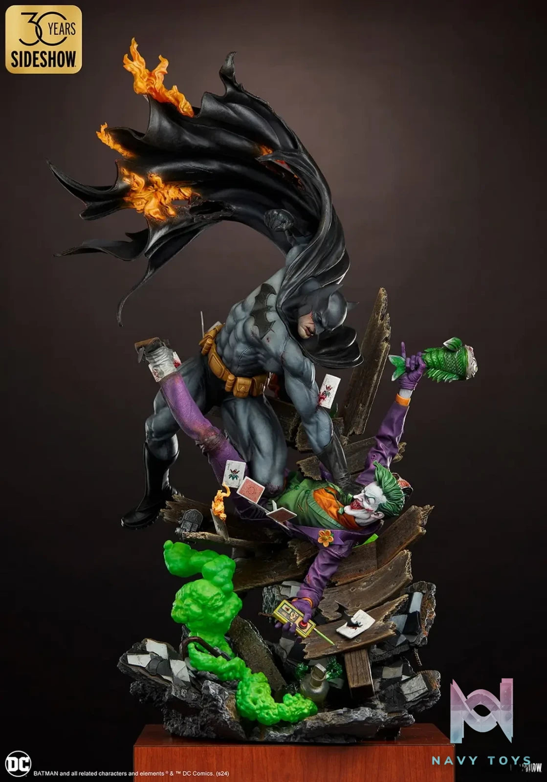 Sideshow Collectibles – DC Comics 32-inch Batman vs. Joker (Licensed)