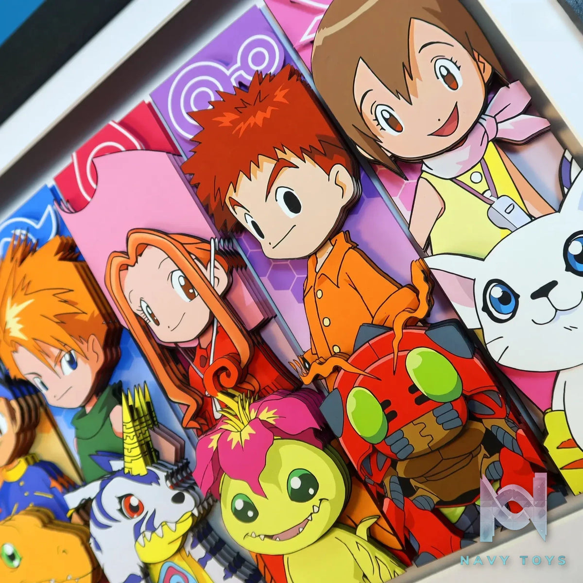 KALA HOME Studio – Digimon Multiple Characters #03 3D Decorative Painting Digimon
