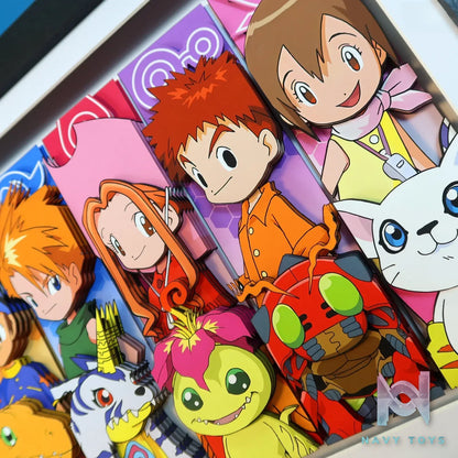KALA HOME Studio – Digimon Multiple Characters #03 3D Decorative Painting Digimon