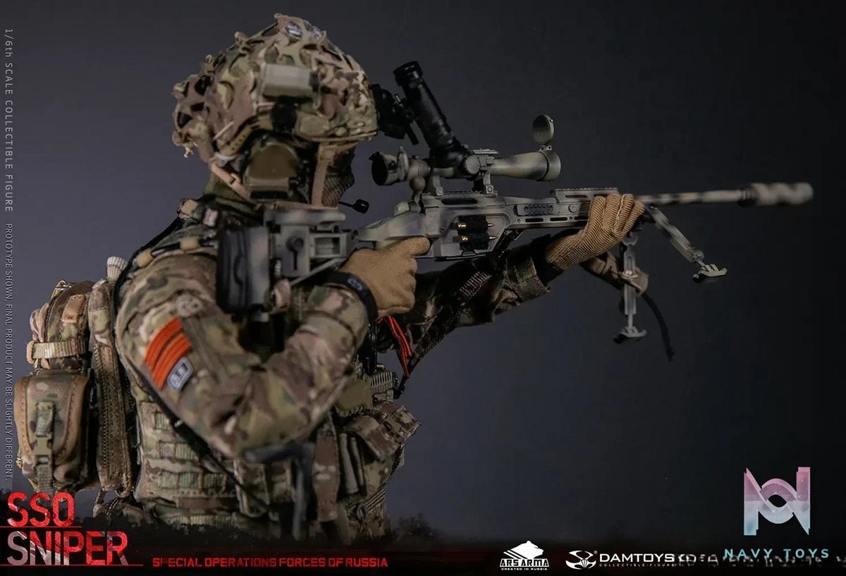 DAMTOYS – 1/6 Scale Russian Federation SSO Special Forces Sniper Item No. 78108 (Licensed)