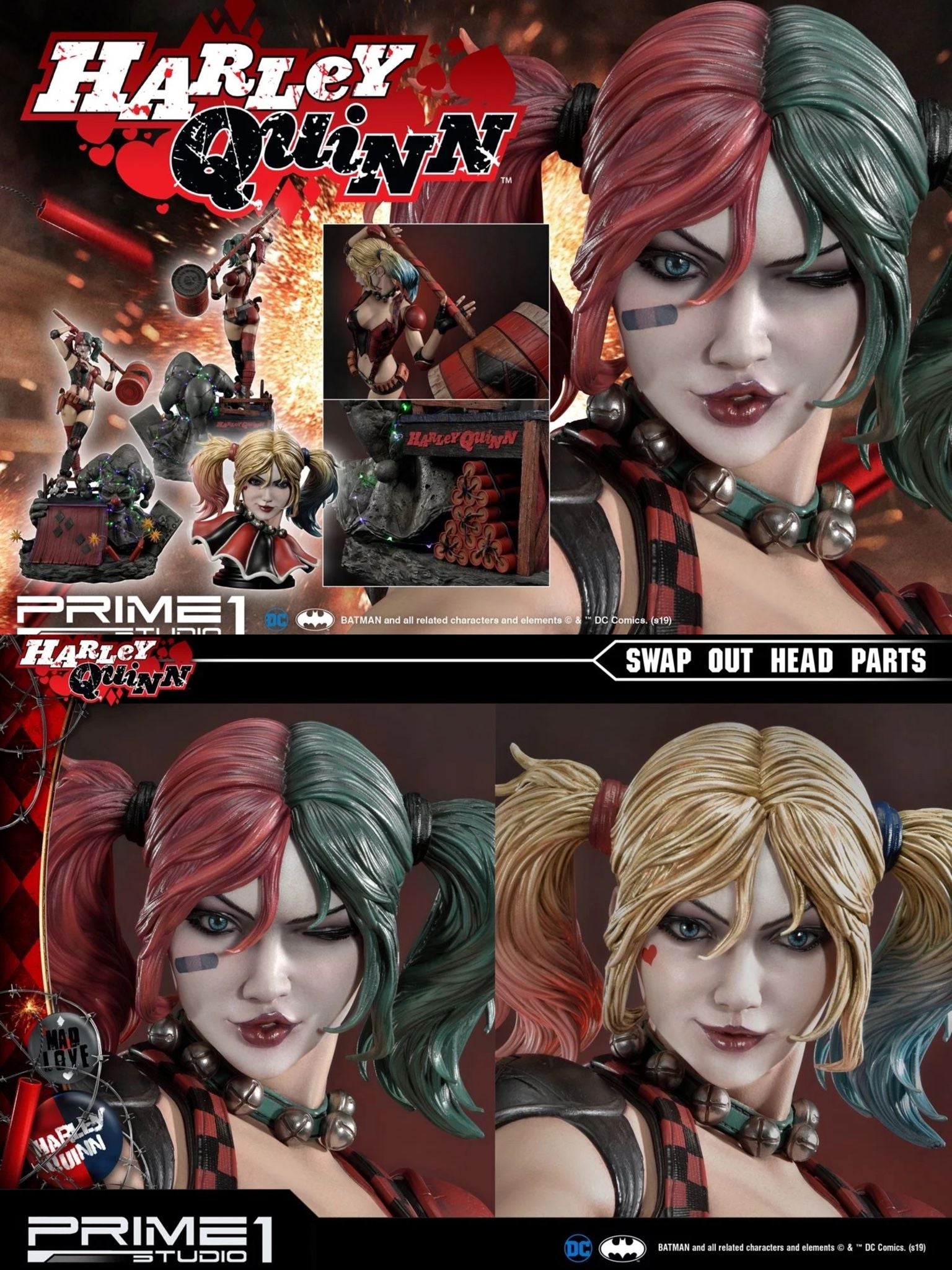 Harley Quinn - Batman - Prime 1 Studio ( MMDC - 36DX) resin statue Prime 1 Studio anime figure