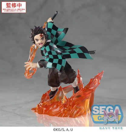 SEGA – XrossLink Anime Demon Slayer: Kimetsu no Yaiba Figure Tanjiro Kamado X Giyu Tomioka X Akaza (Licensed)