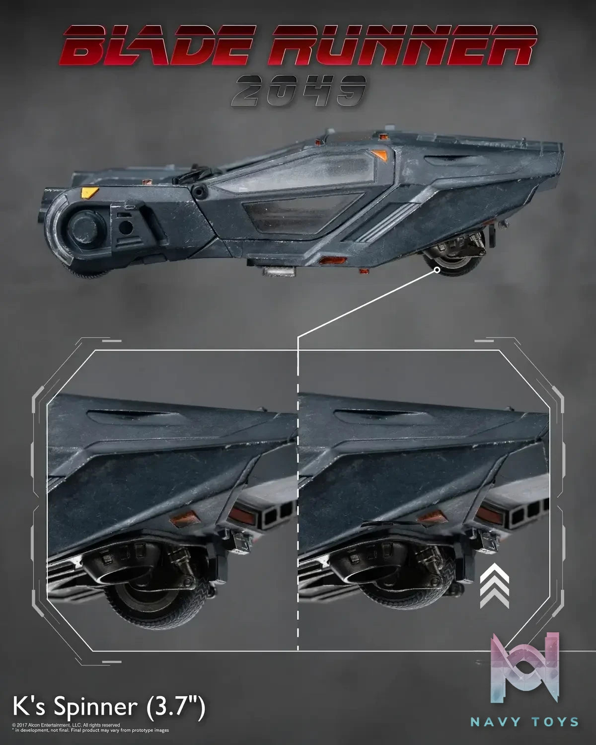 Threezero – Blade Runner 2049 K’s Spinner #3Z0688 (Licensed)