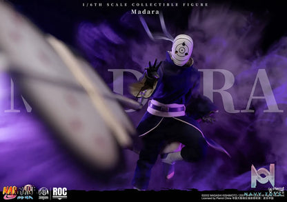 ROCKETTOYS Studio – Naruto Shippuden Madara Uchiha (White Mask Ver.) 1/6 Scale Action Figure ROC-021 (Licensed)