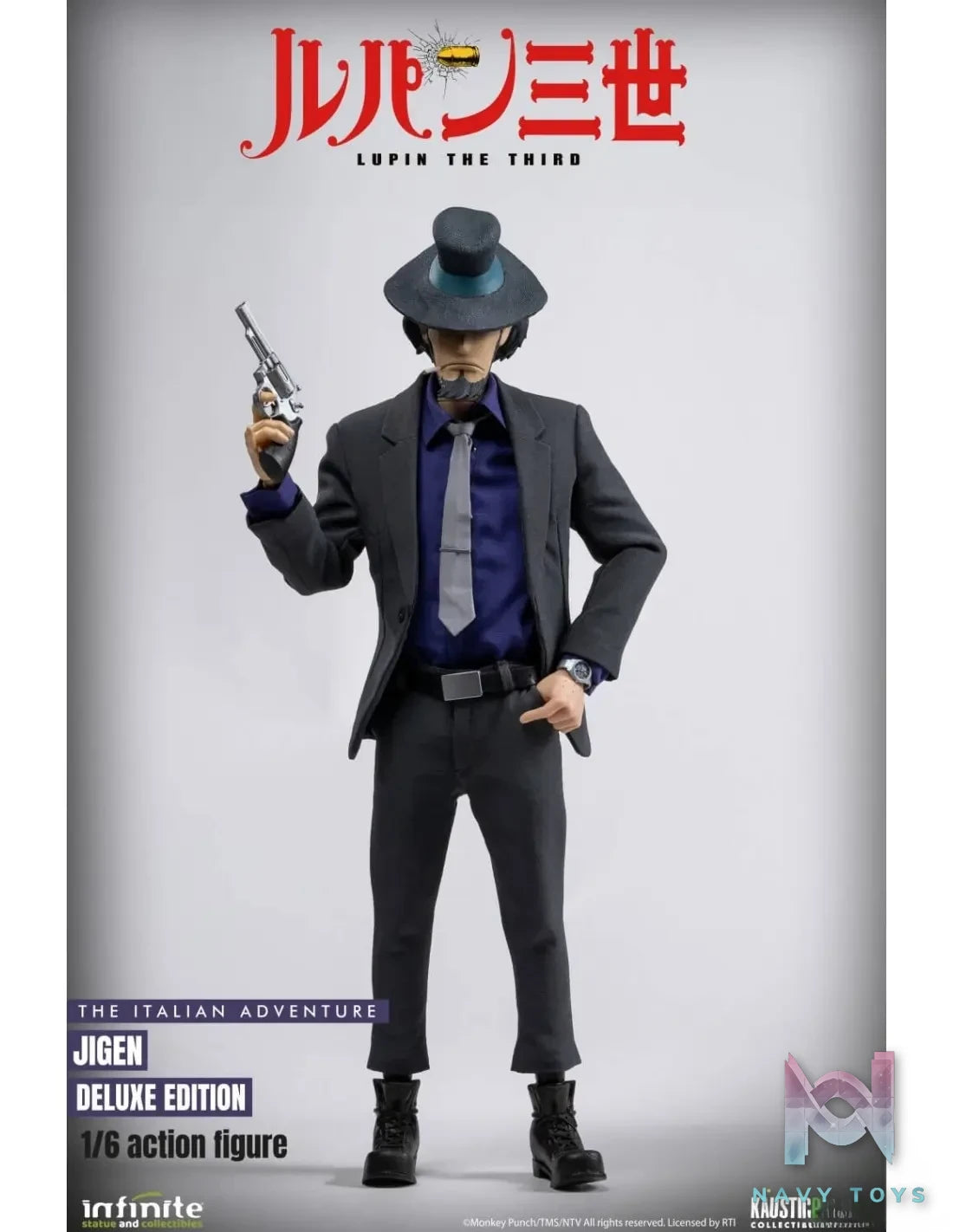 Infinite Statue – Lupin The 3rd The Italian Adventure 1/6 Action Figure Daisuke Jigen (Licensed)