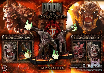 Prime 1 Studio – Ultimate Premium Masterline DOOM: The Dark Ages Imp Stalker UPMDOOM-02 UPMDOOM-02S (Licensed)