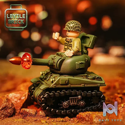 LEYILEBRICK Studio – Sherman Tank (Including people) LYLZZ124