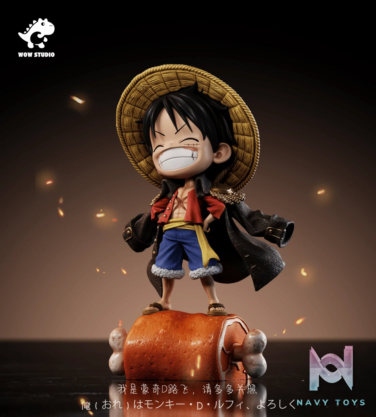 WOW Studio – One Piece Pirate Straw Hat Series 1st Release BBQ Little Luffy
