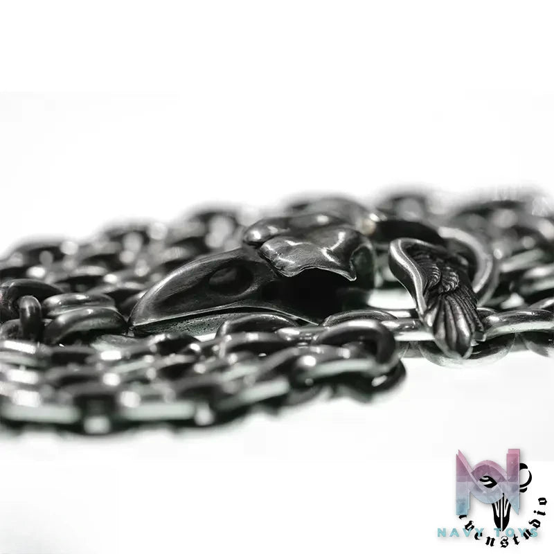 Raven Studio (silver jewelry) – Original Design 5.5mm Raven Exclusive Curb Chain Necklace Original