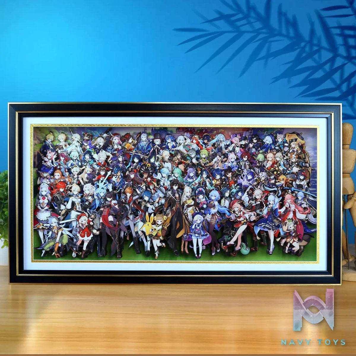 KALA HOME Studio – Genshin Impact Multiple Characters 3D Decorative Painting Genshin Impact