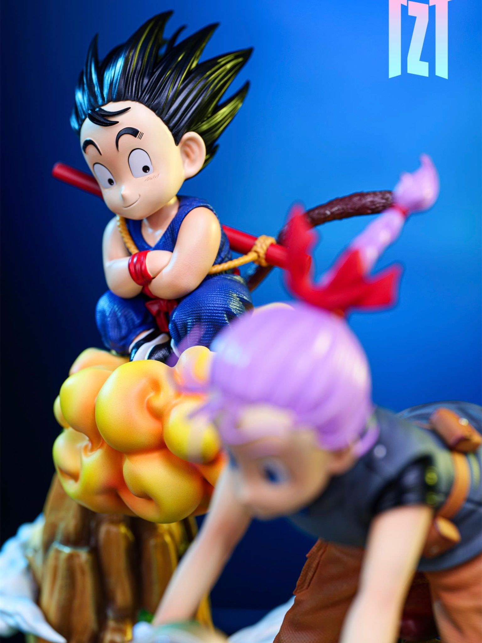 Bulma and kid Goku - Dragonball - TZT Studio resin statue TZT Studio anime figure