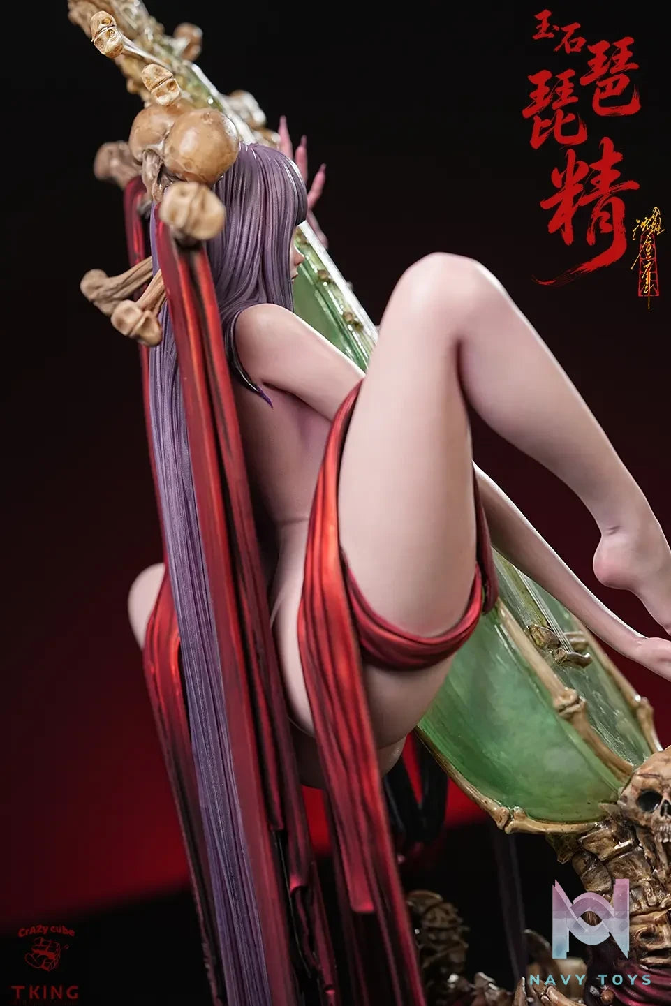 Crazy Cube X Tking Studio – Jade Pipa Demon 1/6 Scale Statue (Licensed)