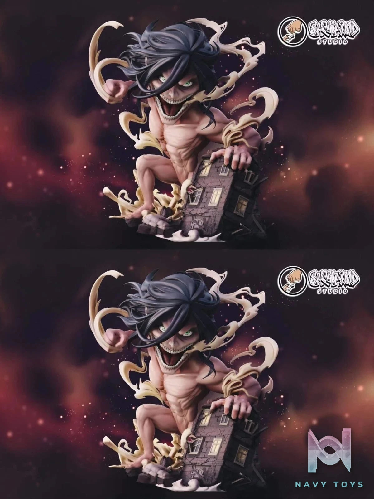 Attack Titan - Attack On Titan - Showhand Studio resin statue shadow hand studio anime figure