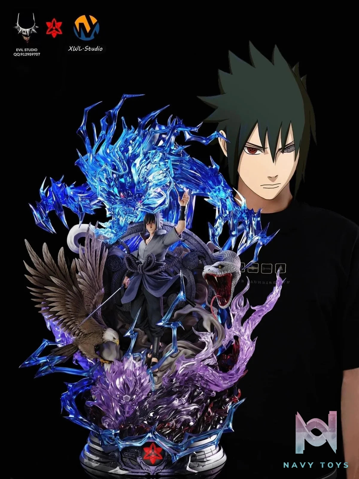 Uchiha Sasuke - Naruto Shippuden - Evil Studio resin statue Evil Studio anime figure