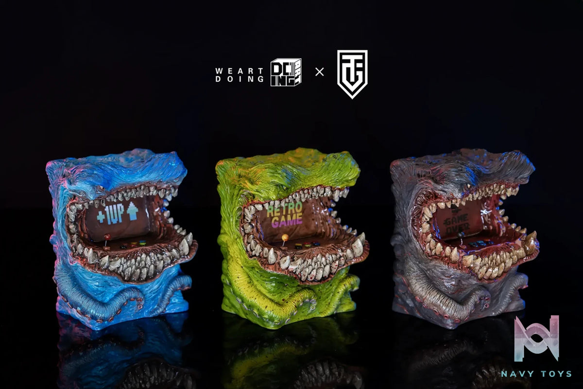 WeArtDoing Studio – Arcade Monster Blue & Green & Grey (Licensed)