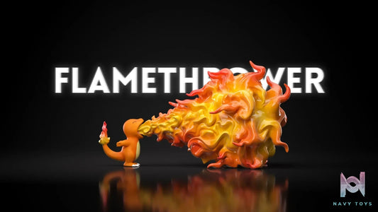 JP Studio – Pokémon Battle Series Move Museum #04 Charmander Flamethrower
