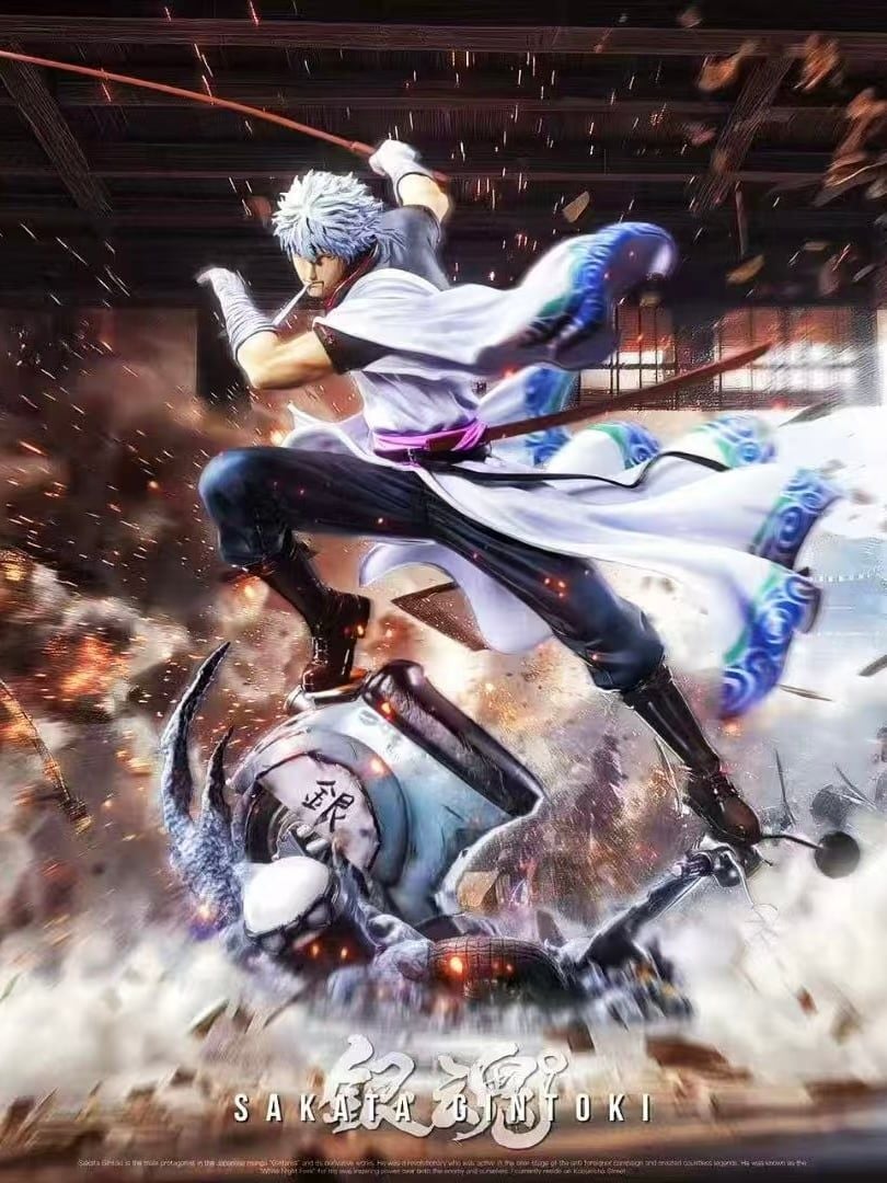 Gintoki Sakata - Gintama - HunDian Studio resin statue HunDian Studio anime figure