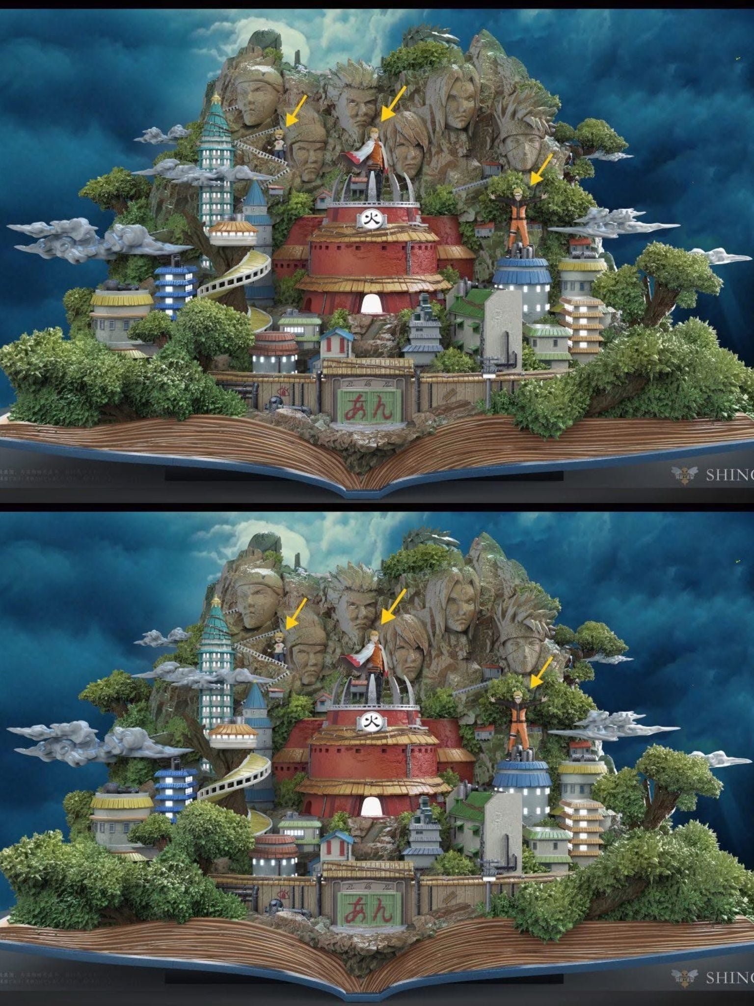 Village Hidden in the Leaves & Valley of the End - Naruto - WASP Studio resin statue WASp Studio anime figure