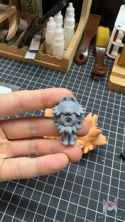 Yue Zhi Shi Studio – Pokémon Rockruff cos Lycanroc