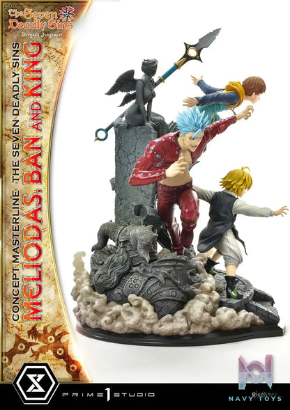 Prime 1 Studio – Concept Masterline The Seven Deadly Sins Meliodas, Ban and King CMNTZ-01 CMNTZ-01DXS (Licensed)