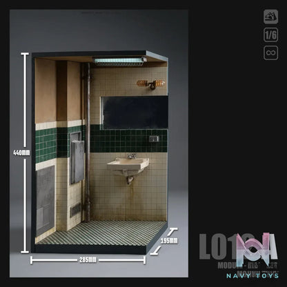 MOjingToys – 1/6 Modular Series – JOKER Bathroom Scene Base L012 (Licensed)
