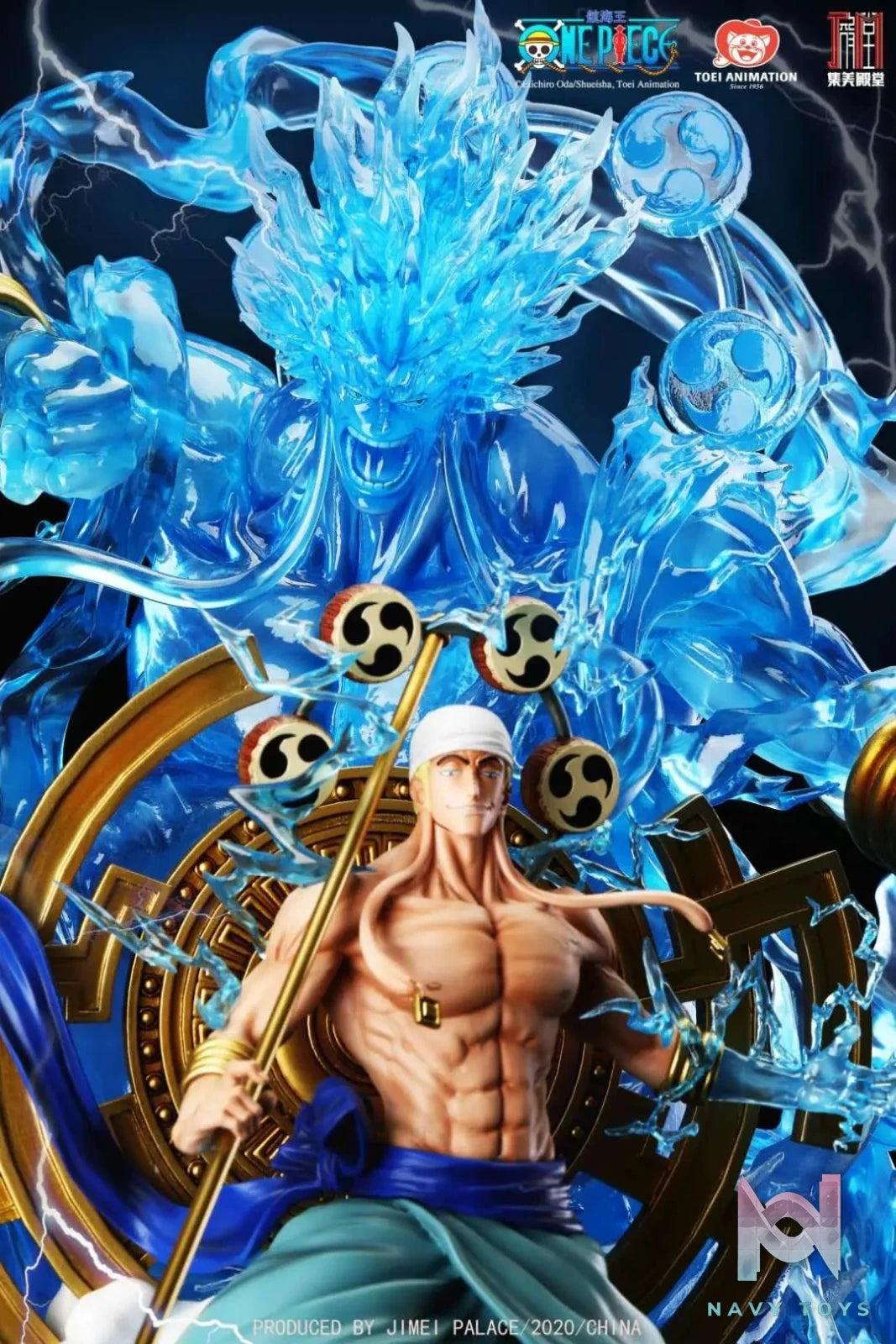 Jimei Palace Studio - One Piece Thunder God Enel (Licensed) resin statue Navy Toys anime figure