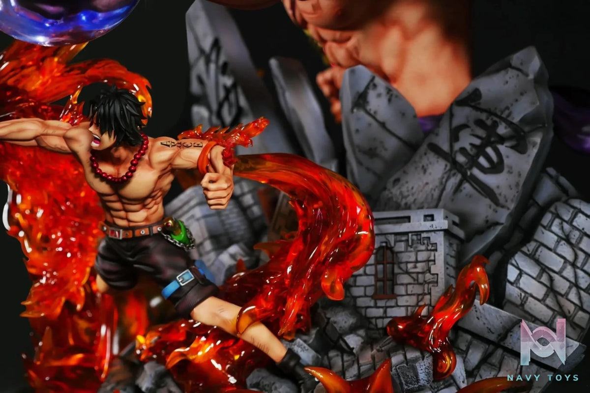 Ru Studios – One Piece Whitebeard Edward and Ace