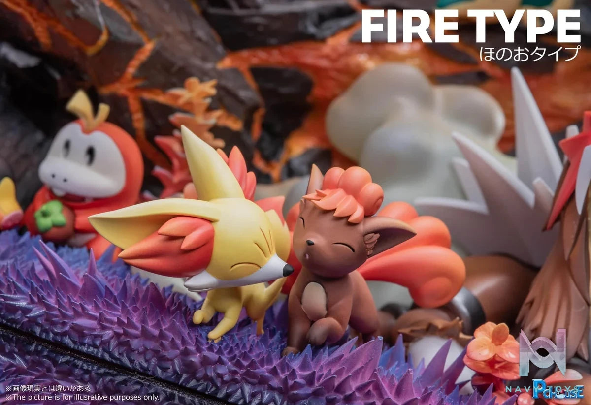 PC House Studio - Pokemon - Fire Type resin statue pc house studio anime figure