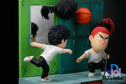 D&J Studio – Slam Dunk Anime Chibi Cutscene #2 Locker Room Hanamichi & Hisashi