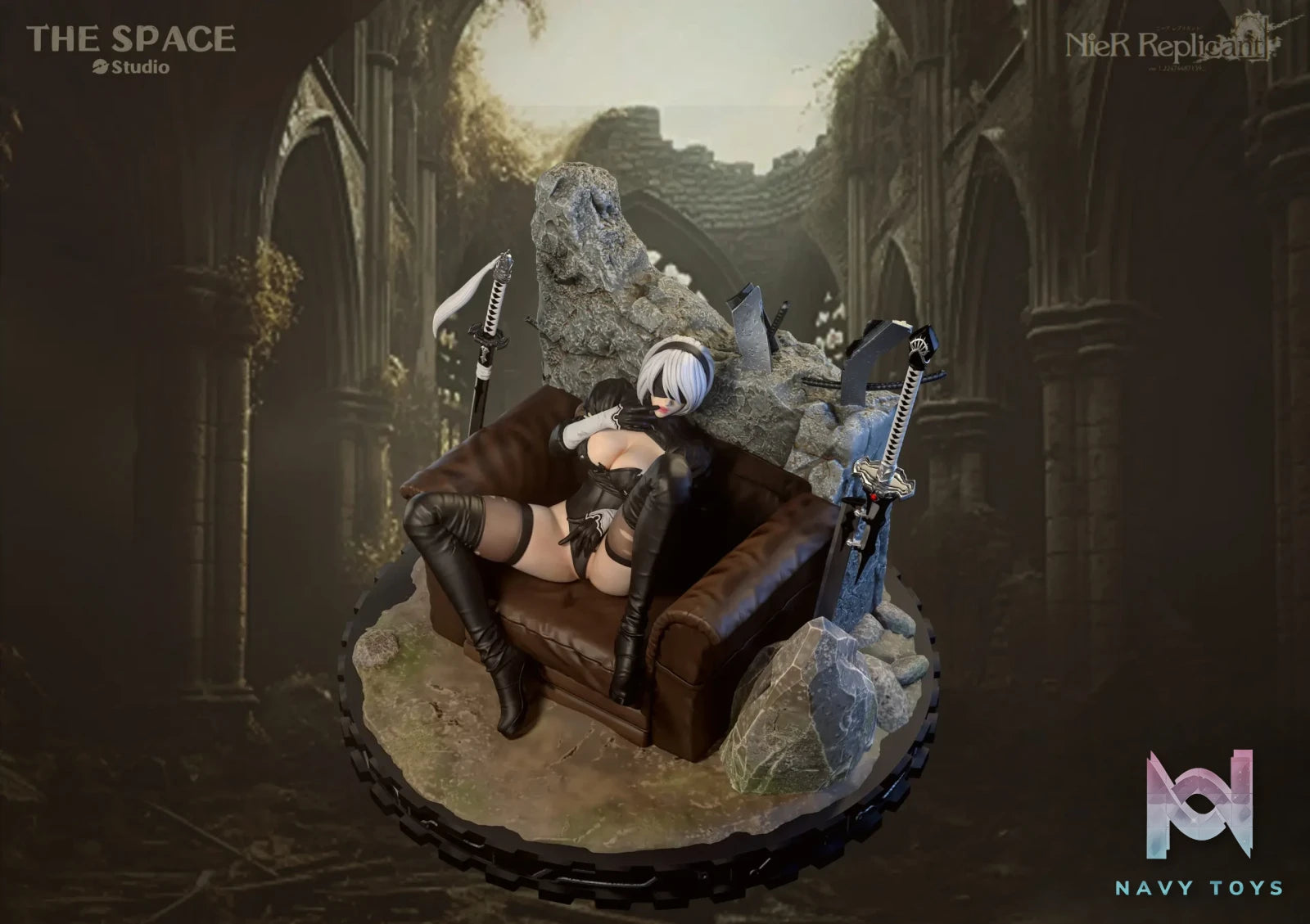 The Space Studio – 2B Sitting Sofa NieR:Automata