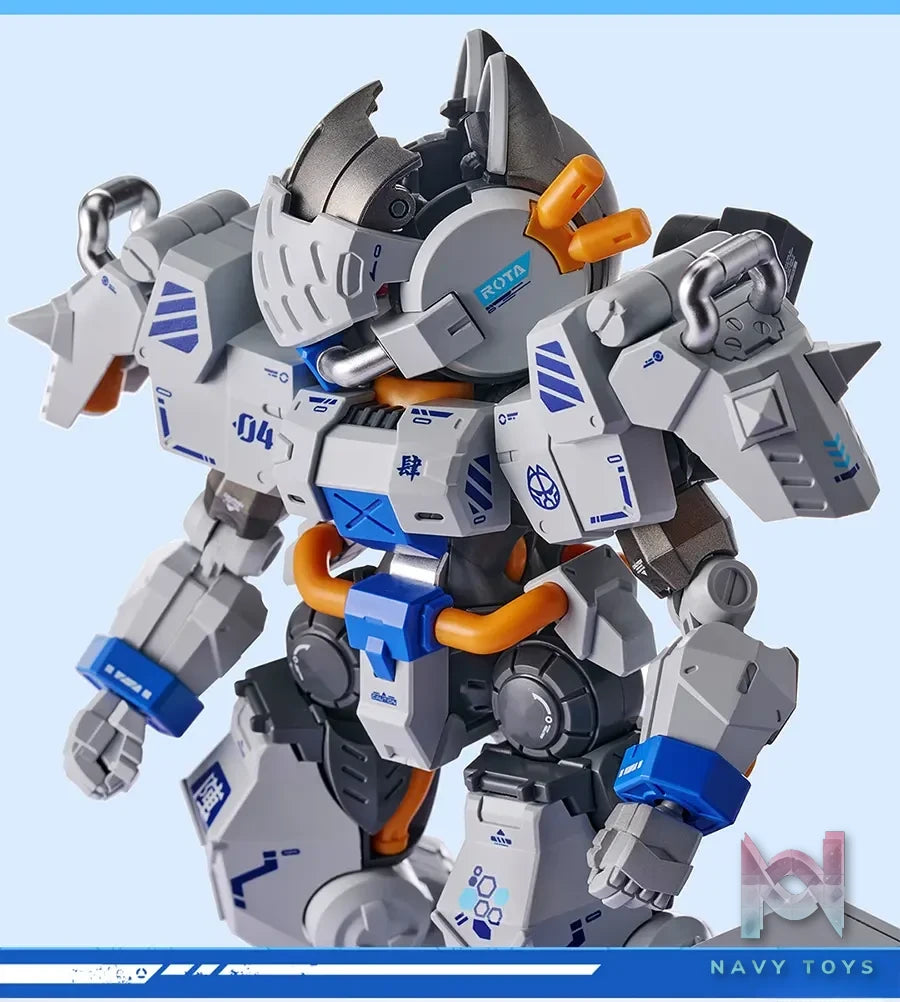 IRON ROARS – Original 04th Machine Array Heavy Armored Cat Mecha Assembly Model (Licensed)