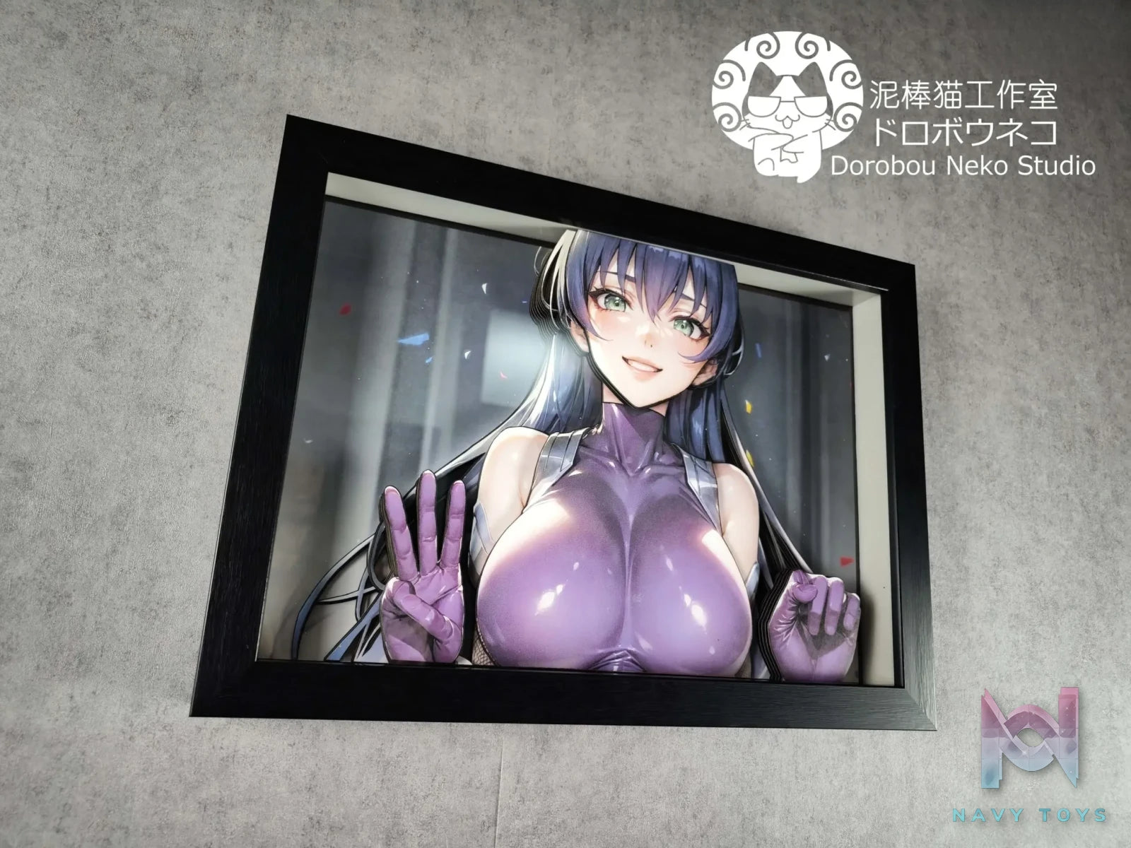 Dorobou Neko Studio – Action Taimanin Asagi detachable face 3D picture