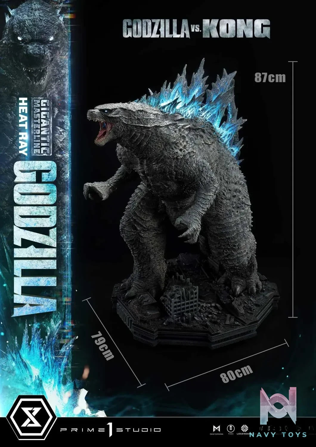Prime 1 Studio – Gigantic Masterline Godzilla vs Kong Heat Ray Godzilla GMGVK-02 (Licensed)