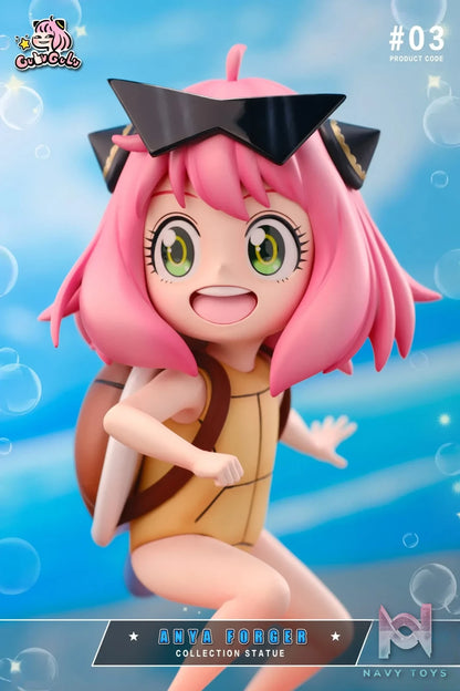 GULUGULU Studio – Spy x Family Pokemon Series Anya Forger COS Squirtle