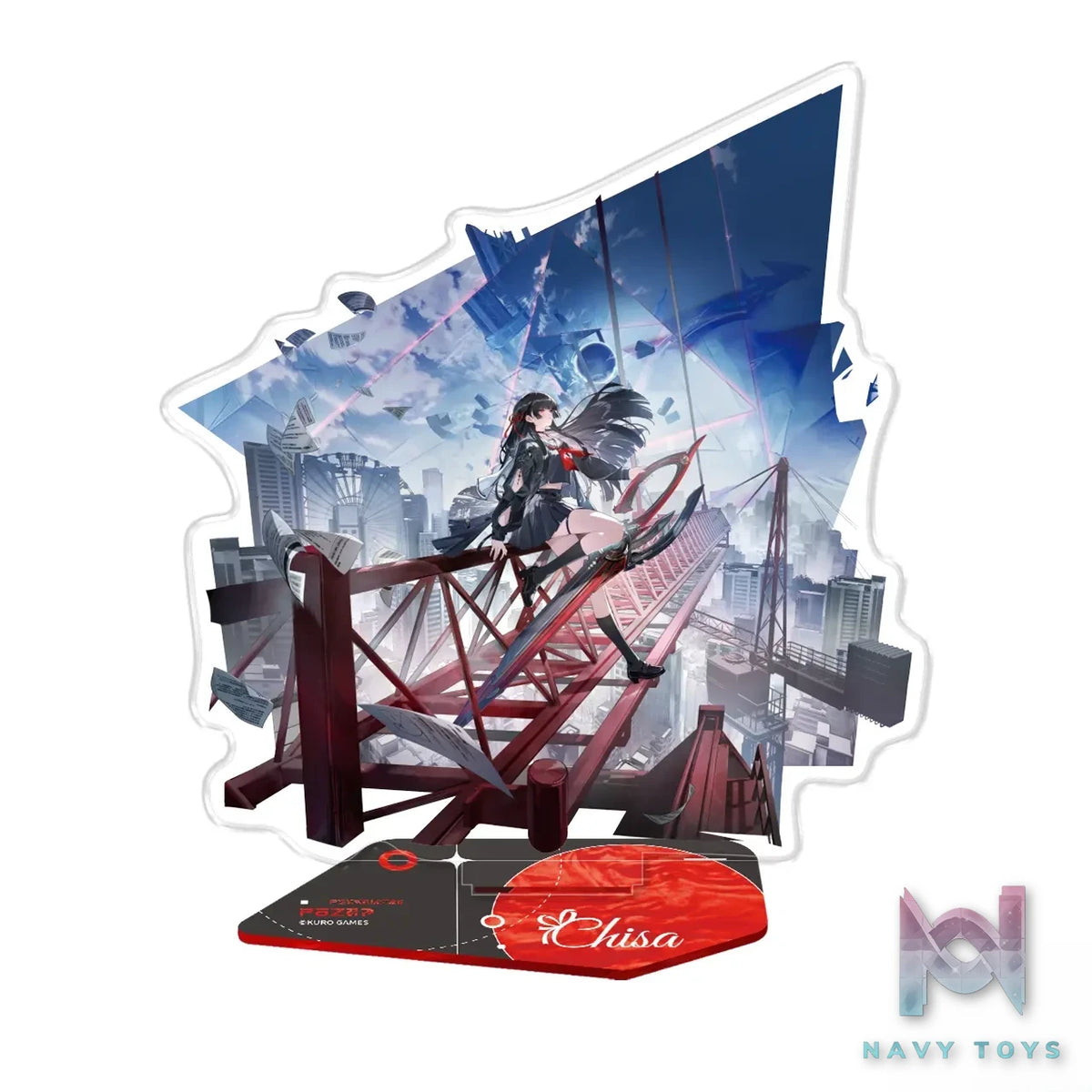 KURO GAMES – Wuthering Waves Resonator-Themed Scene Illustration Stand (Licensed)