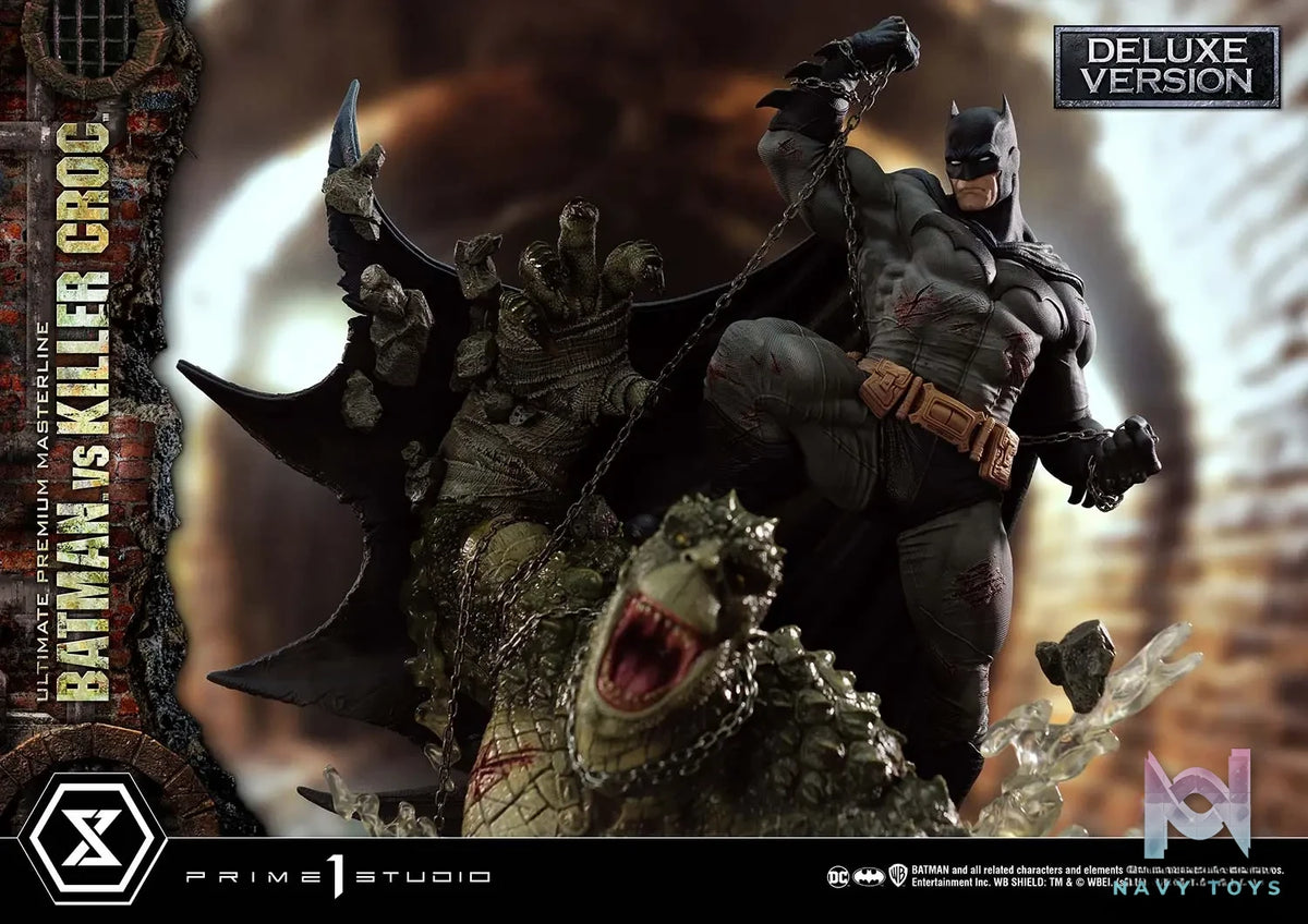 Prime 1 Studio – Ultimate Premium Masterline Batman (Comics) Batman Versus Killer Croc UPMDC-07 UPMDC-07DX UPMDC-07DXS (Licensed)