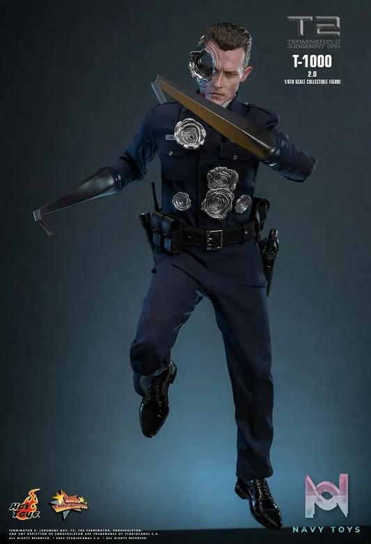 Hottoys Studio – Terminator 2: Judgment Day T-1000 (2.0) 1/6th scale Collectible Figure MMS774
