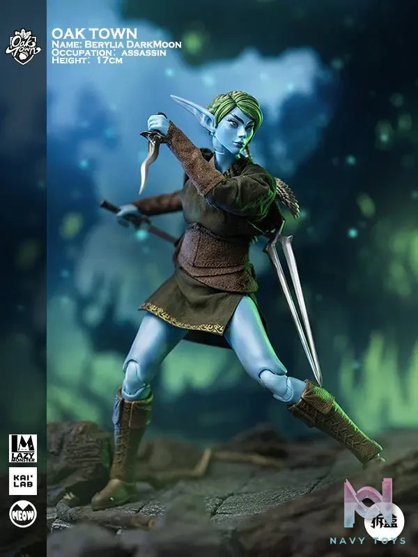 Lazy Monster Studio – Oak town Berylia Dark Moon Assassin & Sorceress (Licensed)