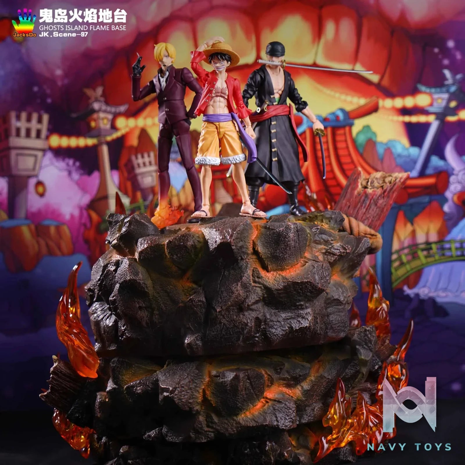 JacksDo Studio – One Piece Onigashima Flame Platform(no character)