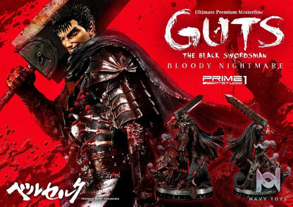 Prime 1 Studio – Ultimate Premium Masterline Berserk Guts, The Black Swordsman UPMBR-01 UPMBR-01EX UPMBR-01BN (Licensed)