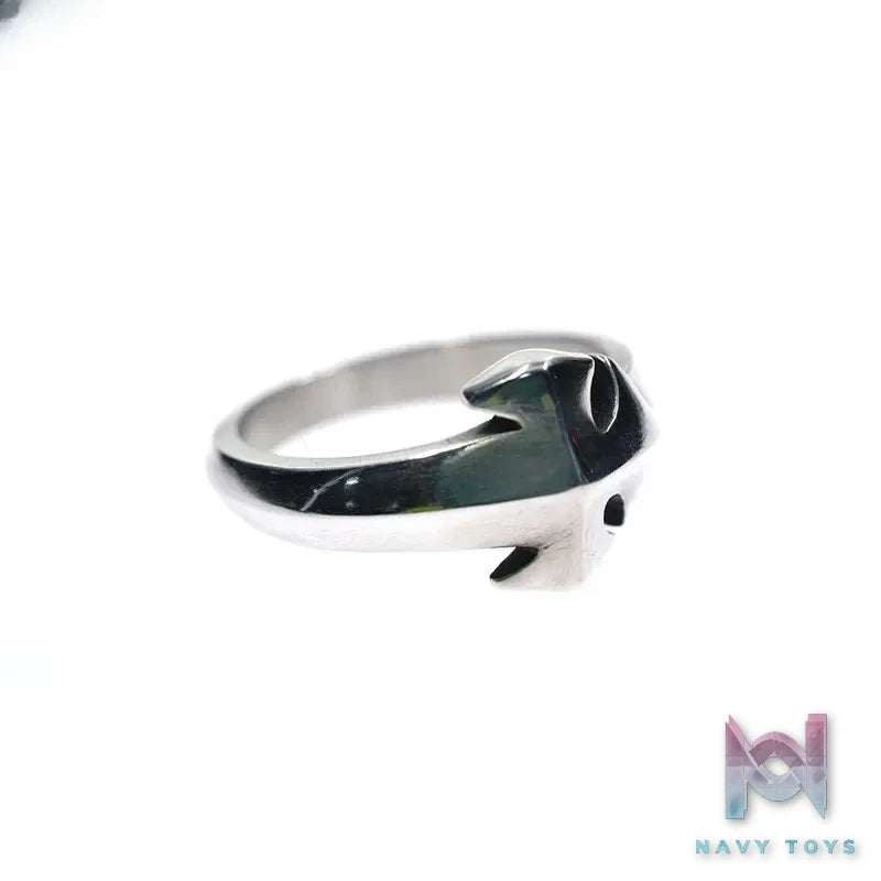 Raven Studio (silver jewelry) – Bill Wall Leather Style Cross Ring Original