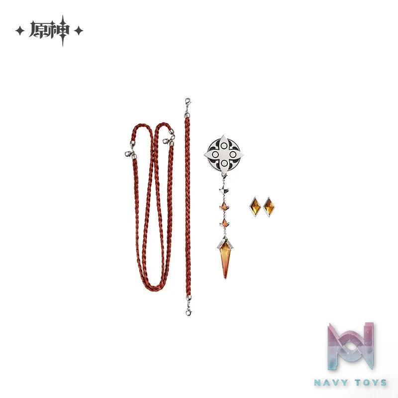 miHoyo – Genshin Impact Frost and Flame series Brooch Set Accessories (Licensed)