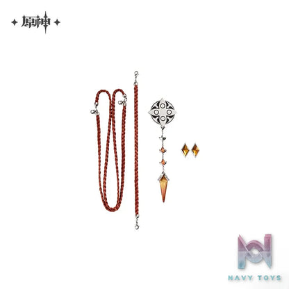 miHoyo – Genshin Impact Frost and Flame series Brooch Set Accessories (Licensed)