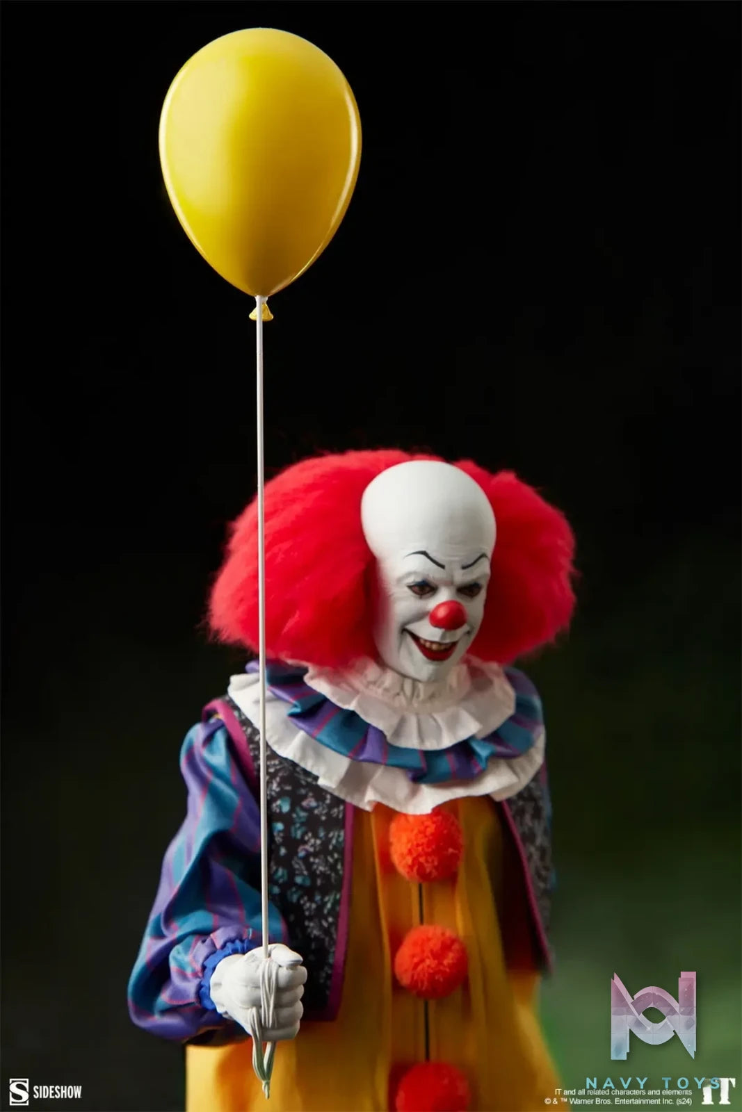 Sideshow Collectibles – It (1990) Pennywise 1/6 Scale Action Figure 100479 (Licensed)