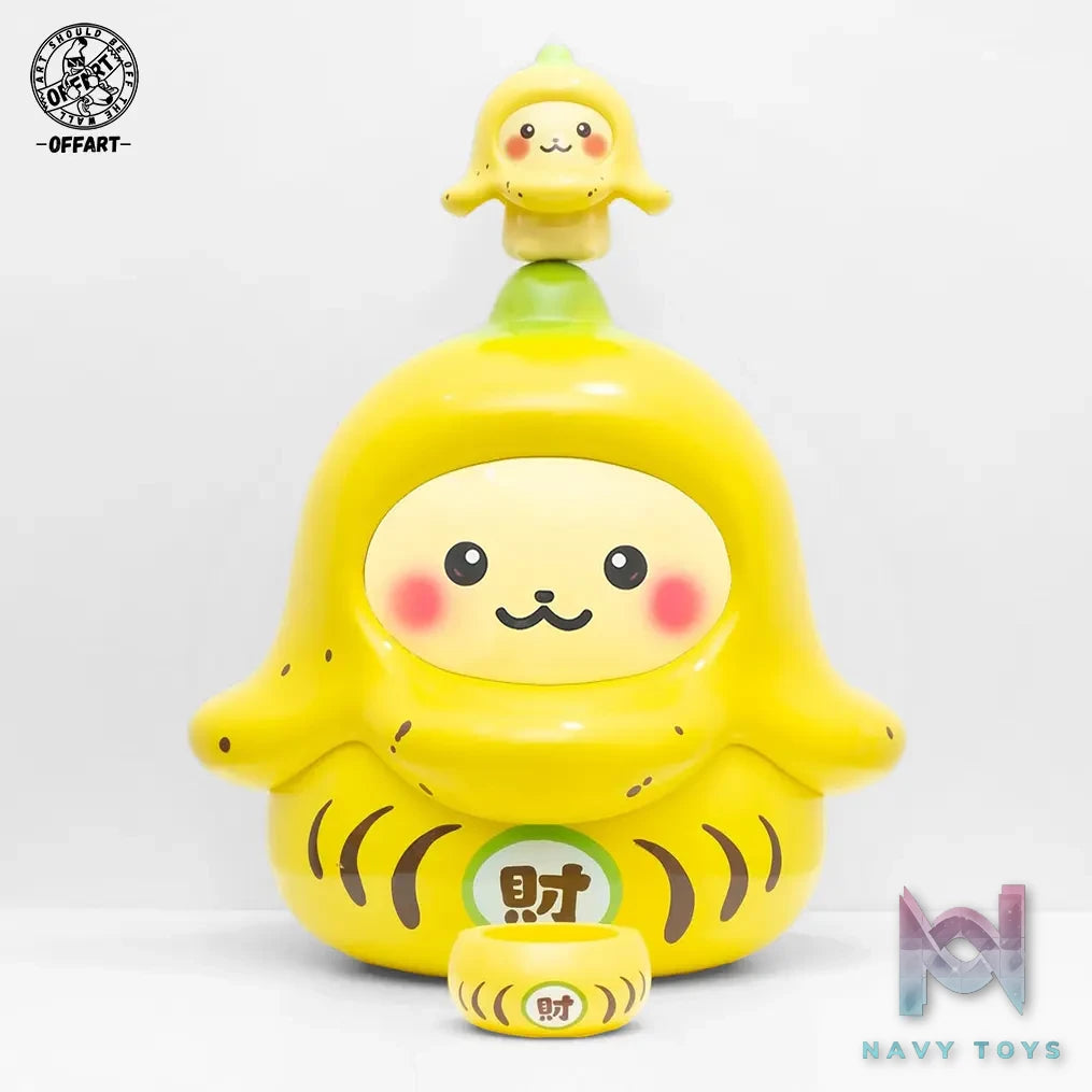OFFART – OFFART-DARUMA BOOM Banana Fortune & Lucky Fortune Figurine (Licensed)