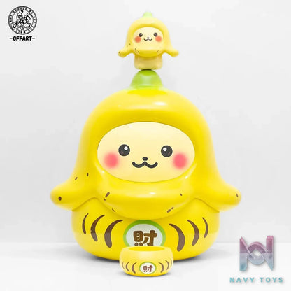 OFFART – OFFART-DARUMA BOOM Banana Fortune & Lucky Fortune Figurine (Licensed)