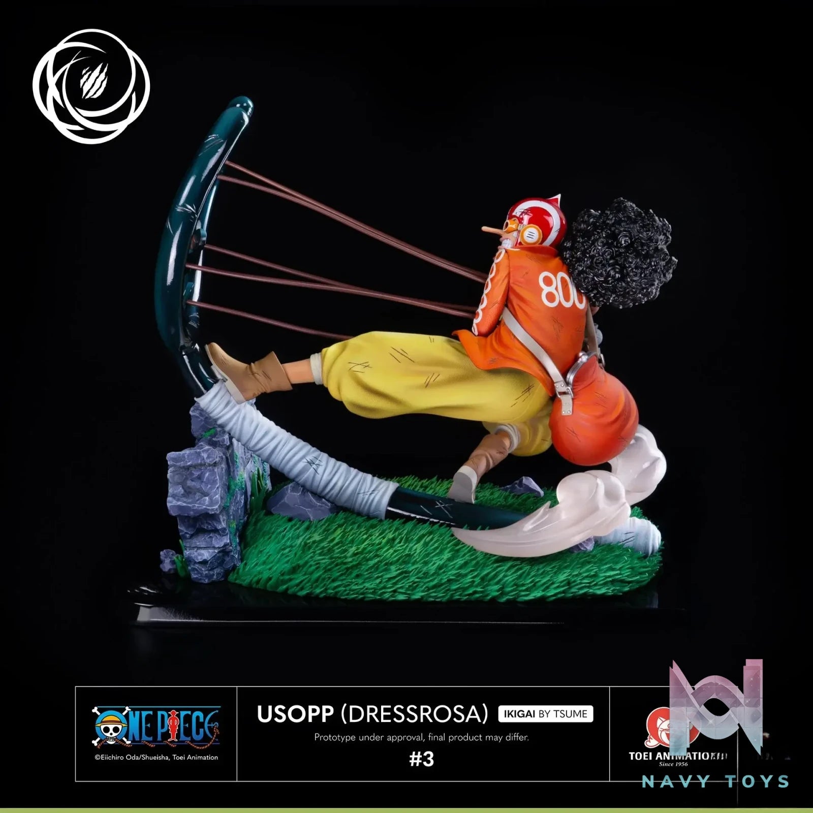 Tsume Studio - Usopp (Dressrosa) Ikigai 1/6 Scale Statue IKIGAI (Licensed) resin statue Navy Toys anime figure