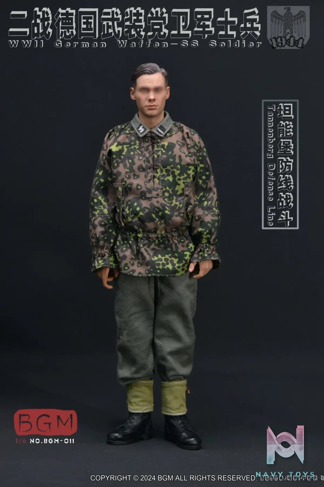 BGM Studio – 1/6 WWII German Waffen-SS Soldier Tannenberg Defense Line 1944 Accessory (Licensed)